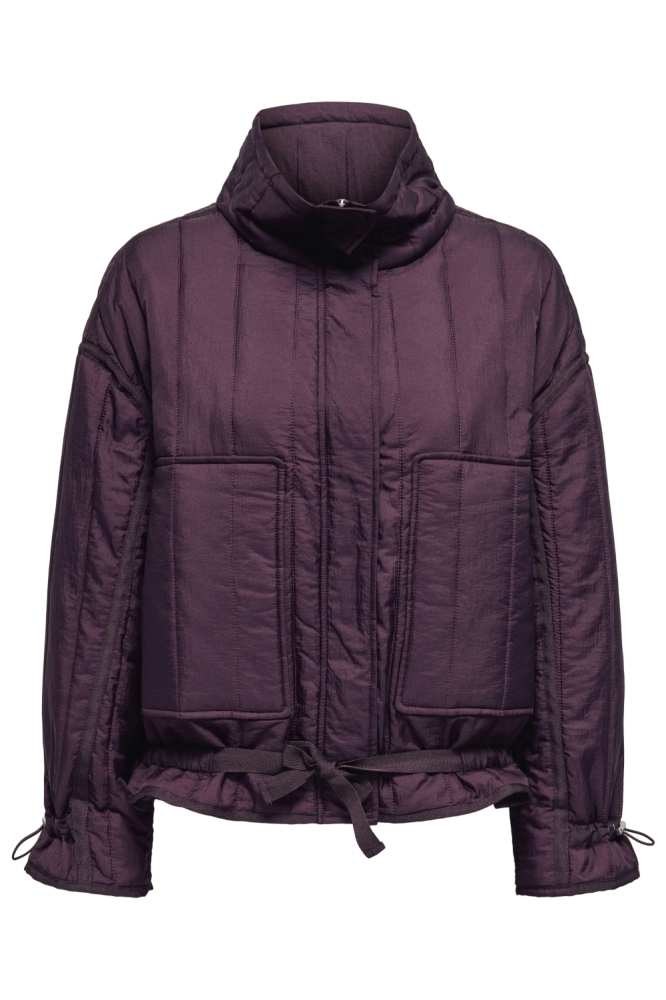 ONLWALERIA QUILTED JACKET CC OTW 15349125 Mauve Wine
